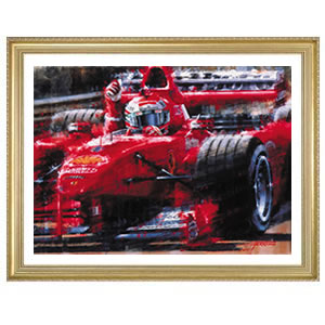 From top automotive art publisher GP Sportique comes this print from a work by Juan Carlos Ferrigno.