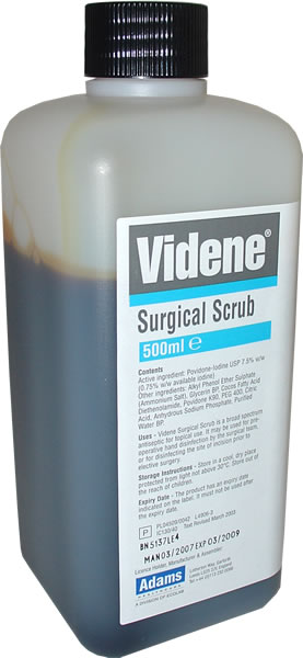 Unbranded Videne Surgical Scrub 500ml