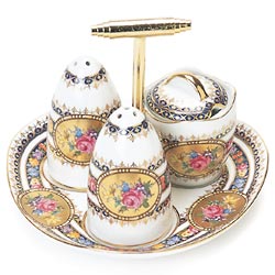 Vienna Porcelain 4 Piece Cruet Set