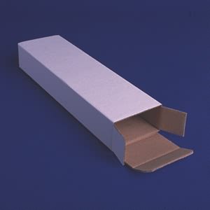 White cardboard sleeve designed to accommodate our