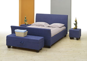 Vift- Romeo- Kingsize Leather Bed