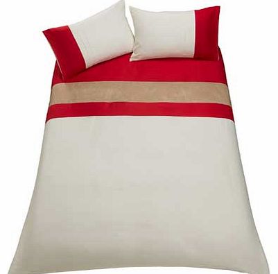 Unbranded Vinny Red Twin Pack Bedding Set - Kingsize