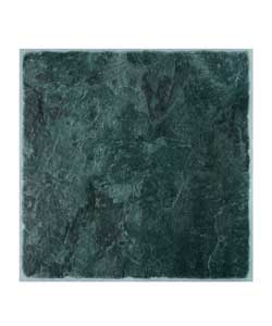 Unbranded Vinyl Black Slate Tile - Pack of 11
