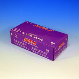 Unbranded Vinyl Gloves Blue Non Sterile Extra Large x 100