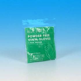 Unbranded Vinyl Gloves Large Non Sterile One Pair Prepacked