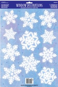 Unbranded Vinyl Window Decoration - Snowflakes