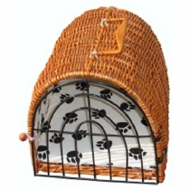 Unbranded Vital Dreamzz Cat Wicker Carrier Medium - 38 X