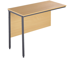 Unbranded VL assembled return H-leg desk