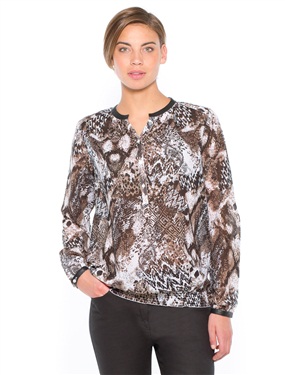 Unbranded Voile Blouse with Elasticated Hem