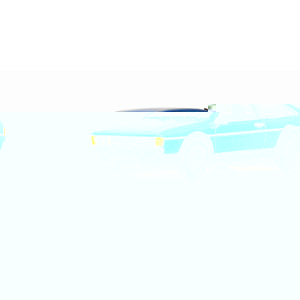 Unbranded Volkswagen Scirocco GTX 1987 - Blue 1:43