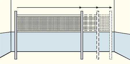 Volleyball Equipment - Volleyball Long Net for training