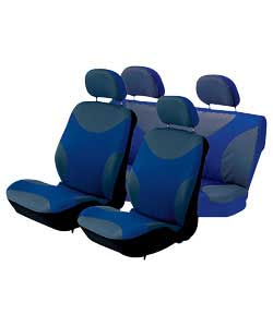 Unbranded Votex Arald Blue Car Seat Covers - Full Set