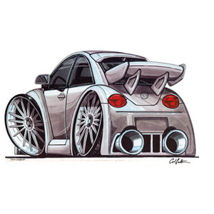 Unbranded VW Beetle RSI - Silver T-shirt