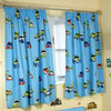Unbranded VW Beetles Curtains, Blue