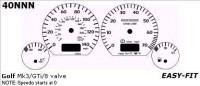 VW GOLF LOCKWOOD DIALS