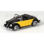 A new 1/43 scale VW Hebmueller Cabriolet 1949 diecast replica from Minichamps. This model measures