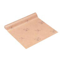 Vymura Modern Classic Ready Pasted Wallcovering Manuscript Terracotta 10m x 52cm