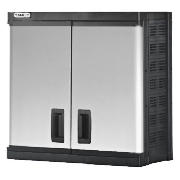 This Stanley W2 wall cabinet comes in a black/silver colour that features 1 single compartment. This