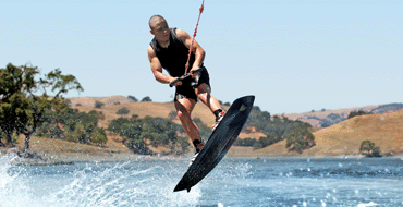 Unbranded wakeboarding session for Two