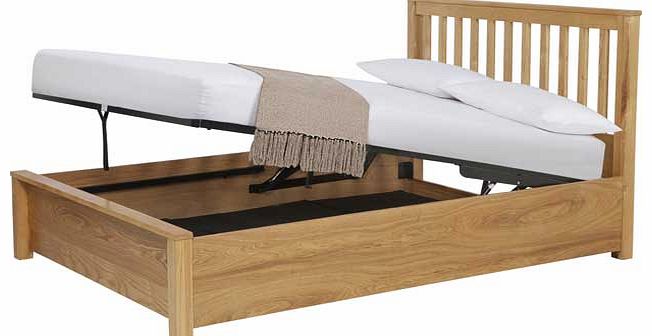 Waldren Ottoman Kingsize Bed Frame - Ash