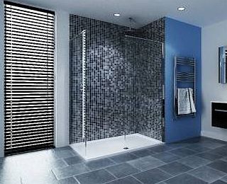 Unbranded Walk-in Shower Enclosure 1600 x 800 Tray with 2