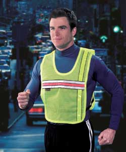 Provides high visibility in 2 way traffic for night walkers and joggers. Offers superior comfort,