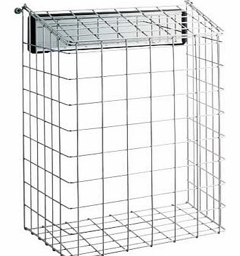 Chrome. Suitable for wall mounting. Size H39. W29. D17cm. Fixings included. EAN: 6237444.