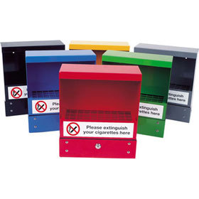 Ideal for wall mounting outside entrances to buildings where a no smoking policy is in operation. A 