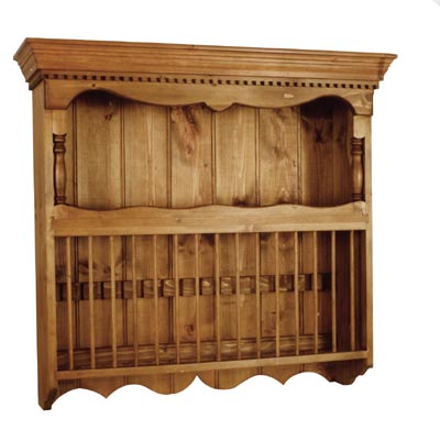 WALL RACK SML PLATE DISPLAY