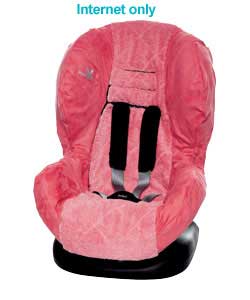 Unbranded Wallaboo Pink Toddler Car Seat Cover - Group 1