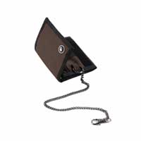 Unbranded Walletsafe Tri-Fold Deep Chocolate
