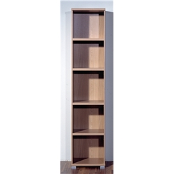 Walnut/Cream Vision Range Bookcase Tall Size