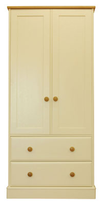 Unbranded WARDROBE DOUBLE GENTS WITH DRAWERS TEWKESBURY