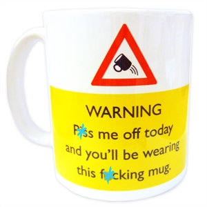 Unbranded Warning Mug