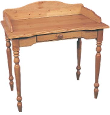 A delightful pine washstand with one slimline drawer. This item looks fantastic with a traditional