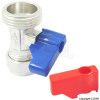 Unbranded Washing Machine Straight Valve With Red and Blue