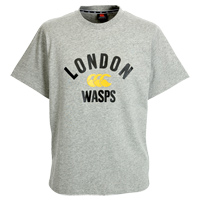 Wasps Graphic T-Shirt - Sports Grey.