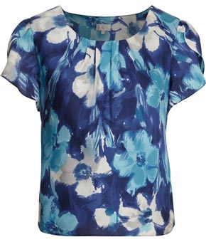 Unbranded Watercolour Floral Blouse