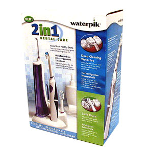 Waterpik 2 in 1 Dental Care Sonic Brush And Deep Cleansing Waterjet - Size: Single