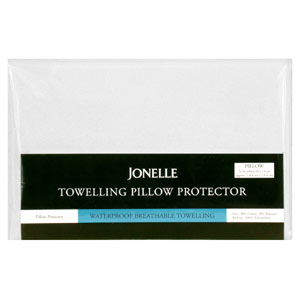 Jonelle waterproof towelling pillow protector with