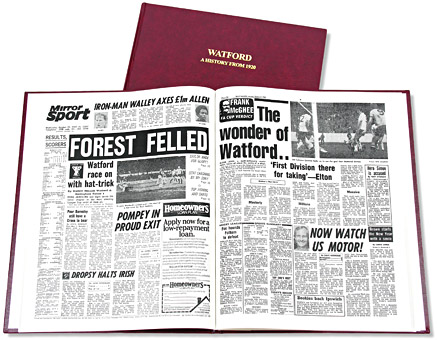 Unbranded Watford Football Book
