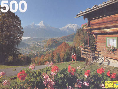 Cardboard jigsaw puzzle