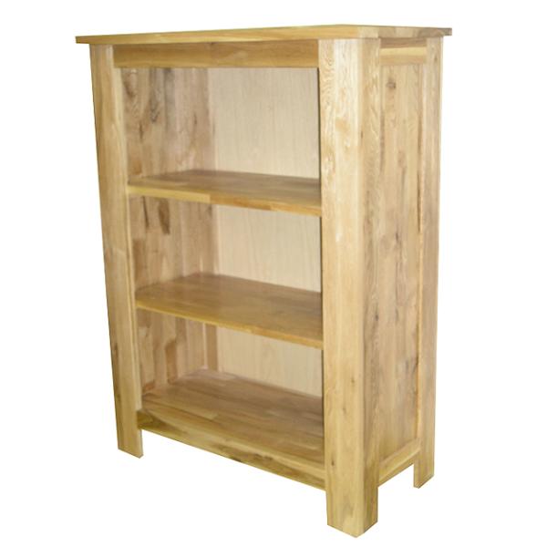 Unbranded Waverley Oak Narrow Low Bookcase with 2 shelves