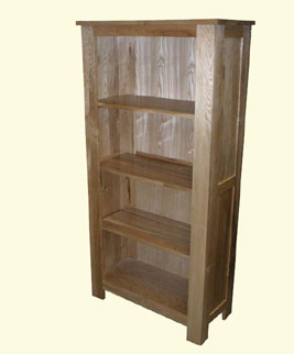 Unbranded Waverley Oak Narrow Medium Bookcase with 3 shelves