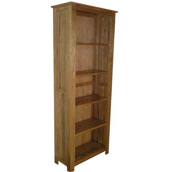 Unbranded Waverley Oak Narrow Tall Bookcase with 4 shelves
