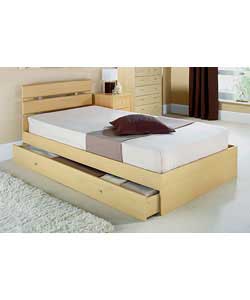 Unbranded Waverley Single Bed with Memory Mattress - 1 Drawer