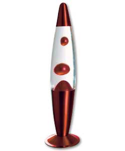 Wax Lamp - Red Metallic