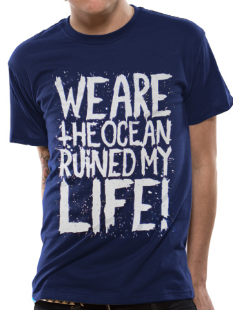 Unbranded We Are The Ocean (Ruined Blue) T-shirt