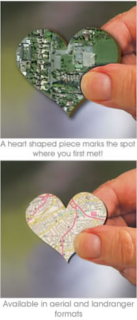 Unbranded We First Met Here Postcode Jigsaw