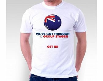 Unbranded We Got Through The Group Australia White T-Shirt